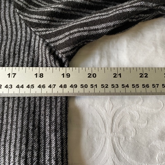 DKNY Black and White Striped Mini Dress - Picture 11 of 14